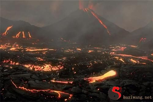梦见火山涌动
