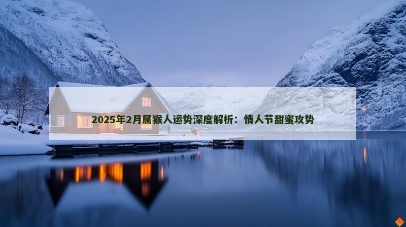 2025年2月属猴人运势深度解析：情人节甜蜜攻势