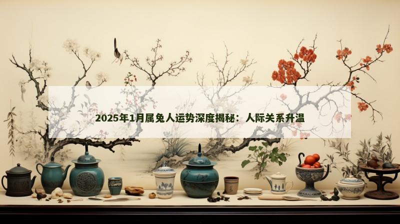 2025年1月属兔人运势深度揭秘：人际关系升温