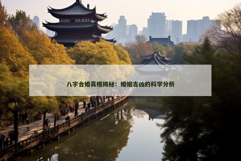 八字合婚真相揭秘：婚姻吉凶的科学分析